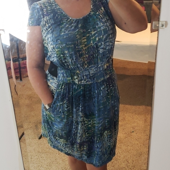 Mark. Batik Print Open Back Dress See Measurements - Picture 15 of 15